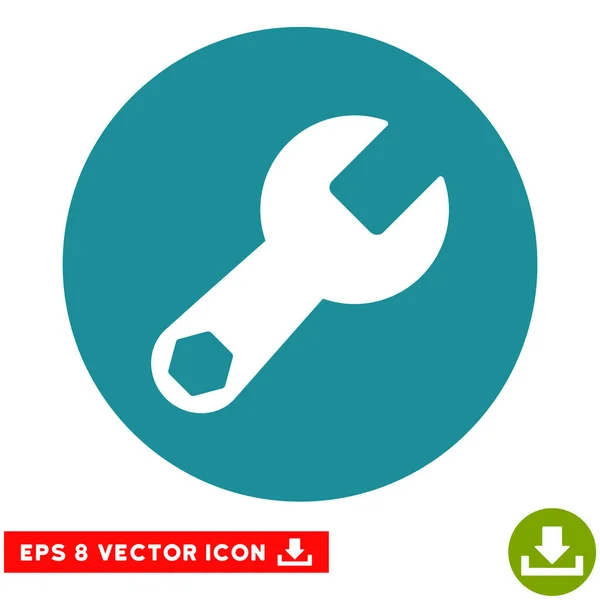Wrench Vector Eps Icon — Stock Vector