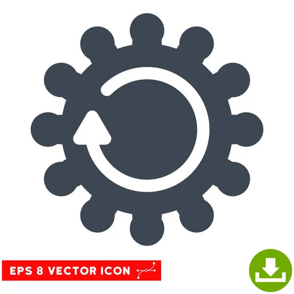 Cog Rotación Vector Eps icono — Vector de stock
