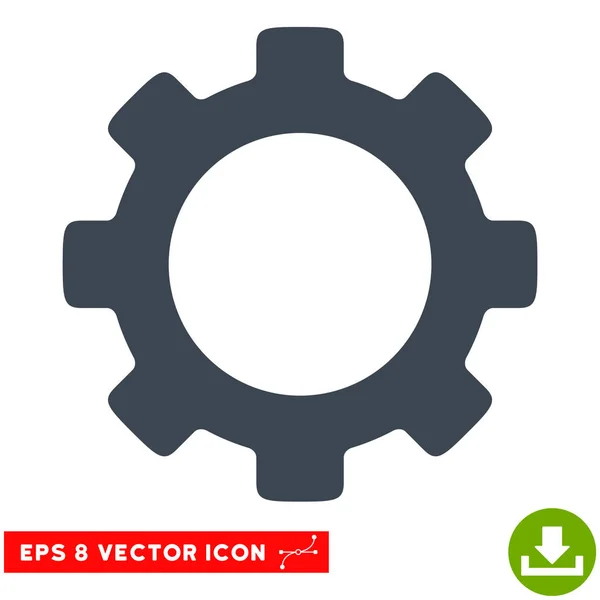 Vektor Eps kugghjulsikonen — Stock vektor