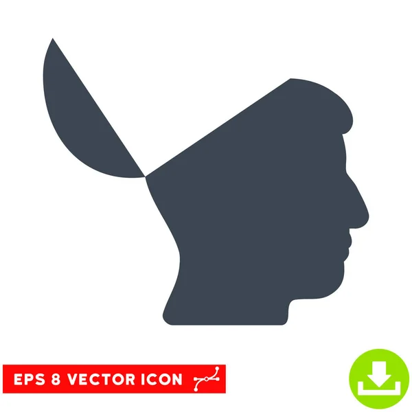Vector de mente abierta Eps icono — Vector de stock