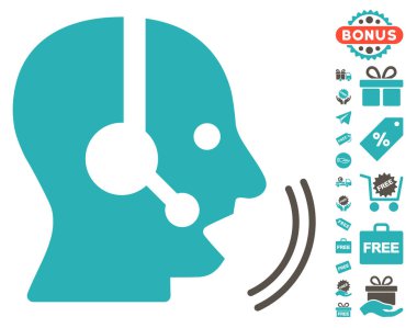 Operatör konuşma simgesini ücretsiz bonus