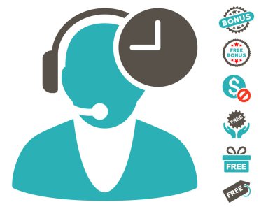 İşleç saat simgesini ücretsiz bonus