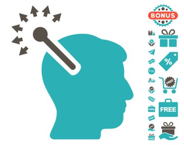 Ücretsiz Bonus ile optik sinir arayüzü simgesi