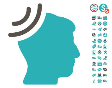 Radyo Resepsiyon beyin simgesi ücretsiz bonus