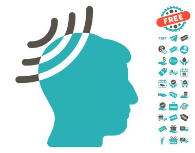 Ücretsiz Bonus ile radyo Resepsiyon kafa simgesi