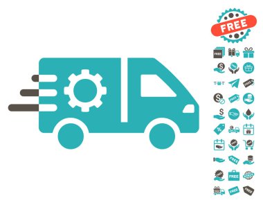 Ücretsiz Bonus ile hizmet araba simgesi