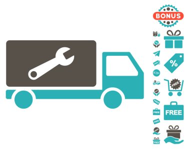 Ücretsiz Bonus ile hizmet araba simgesi