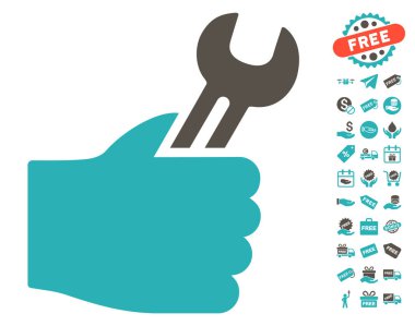 Hizmet el simgesi ücretsiz bonus