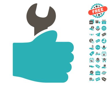 Hizmet el simgesi ücretsiz bonus