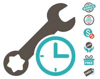 Hizmet saat simgesini ücretsiz bonus