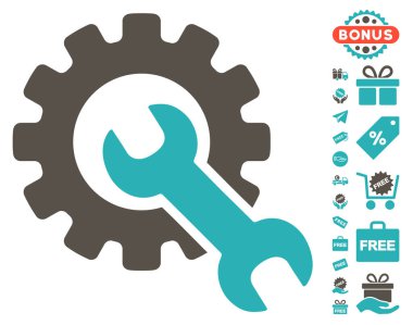 Ücretsiz Bonus simgesiyle hizmet araçları