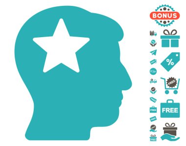 Ücretsiz Bonus ile yıldız kafa simgesi