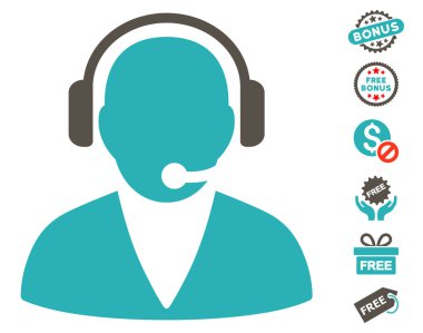 Ücretsiz Bonus ile destek işleç simgesi