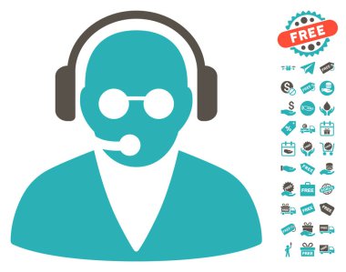 Ücretsiz Bonus ile destek işleç simgesi