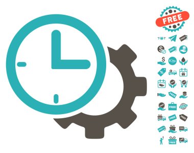 Zaman kurulum dişli simgesini ücretsiz bonus