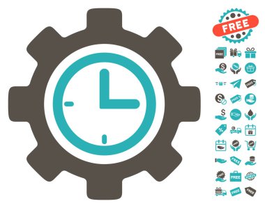 Zaman kurulum dişli simgesini ücretsiz bonus