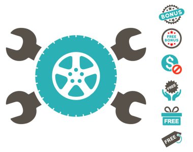 Lastik Servisi anahtarı simgesini ücretsiz bonus
