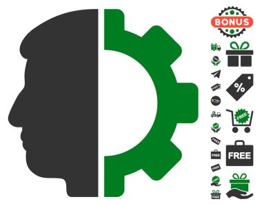 Ücretsiz Bonus ile Android kafa simgesi