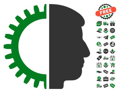 Ücretsiz Bonus ile Android kafa simgesi