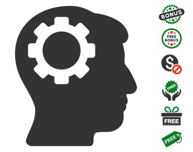 Beyin dişli simgesini ücretsiz bonus