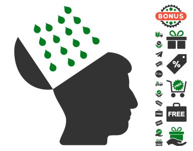 Beyin duş simgesi ücretsiz bonus