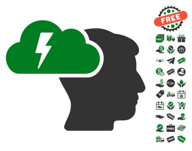 Beyin fırtınası simgesi ücretsiz bonus