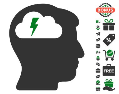 Beyin fırtınası simgesi ücretsiz bonus
