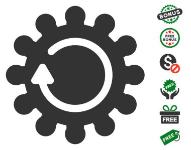 COG döndürme simgesi ücretsiz bonus