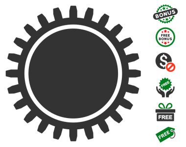 Ücretsiz Bonus dişli simgesiyle