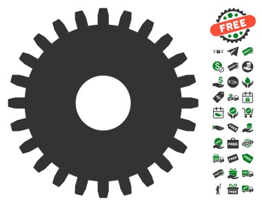 Ücretsiz Bonus dişli simgesiyle