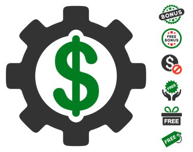 Ücretsiz Bonus ile Geliştirme maliyet simgesi