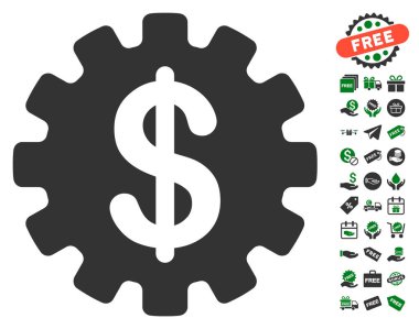 Ücretsiz Bonus ile Geliştirme maliyet simgesi