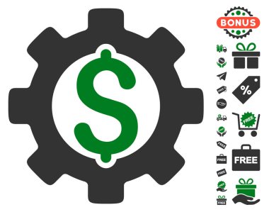 Ücretsiz Bonus ile Geliştirme maliyet simgesi