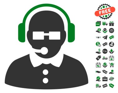 Ücretsiz Bonus ile kadın işleç simgesi