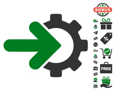 Dişli Tümleştirme simgesini ücretsiz bonus