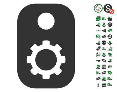 Dişli bir ses etiketi simgesi ücretsiz bonus