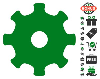 Dişli simgesini ücretsiz bonus