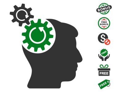 Döndürme simgesi ücretsiz bonus kafa Dişliler