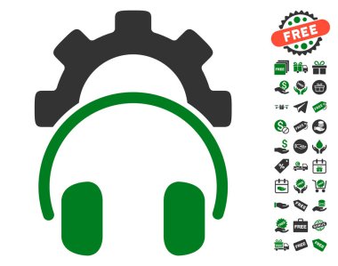 Kulaklık yapılandırma dişli simgesini ücretsiz bonus