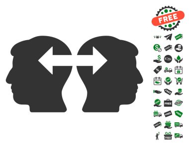 Kafaları Exchange okları simge ücretsiz bonus