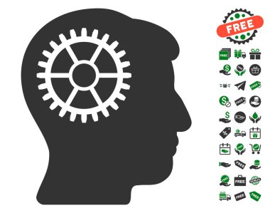 Ücretsiz Bonus ile akıl Cog simgesi
