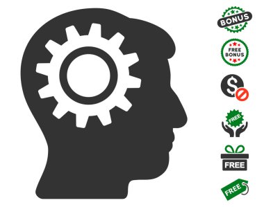 Akıl dişli simgesini ücretsiz bonus