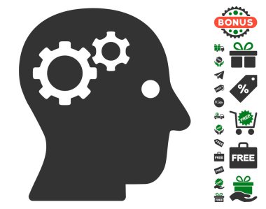 Ücretsiz Bonus ile akıl Gears simgesi