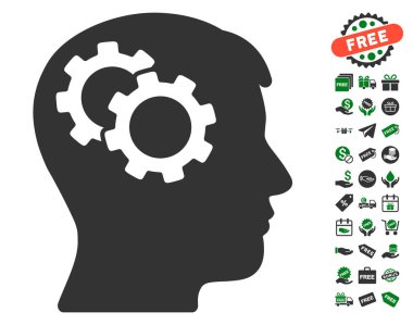 Ücretsiz Bonus ile akıl Gears simgesi