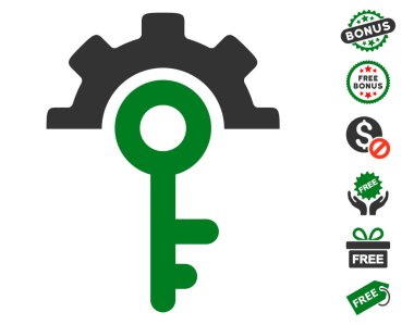 Anahtar Ücretsiz Bonus ile simge seçenekleri