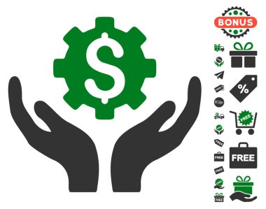 Ücretsiz Bonus ile bakım fiyat simgesi