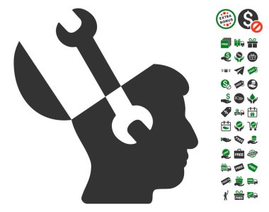 Zihin anahtar araçlar simgesine ücretsiz bonus