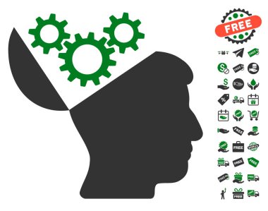 Açık fikirli Gears simgesi ücretsiz bonus