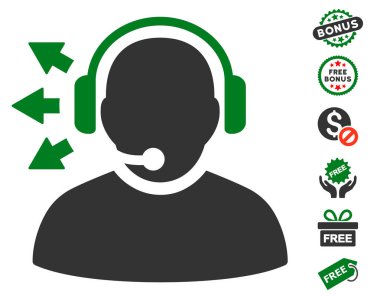 Operatör cevap konuşma simgesini ücretsiz bonus