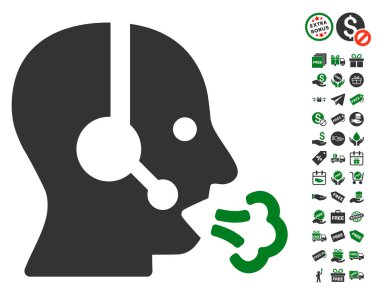 Operatör konuşma simgesini ücretsiz bonus